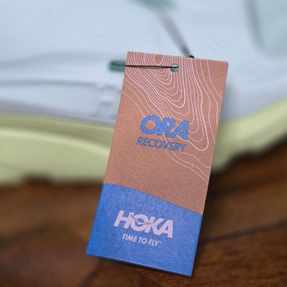 Hoka Ora Recovery Slide 3 Sandals Aqua Breeze Celery Green Women's 11 Clifton LE - Picture 11 of 14